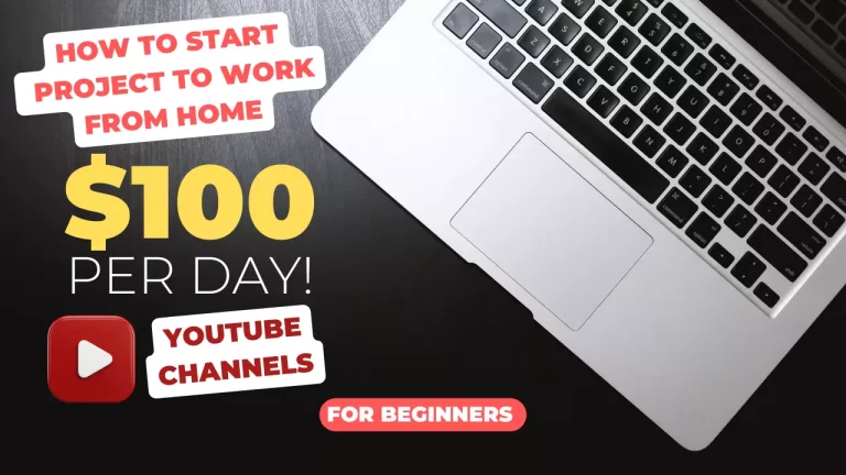 How to start the best project to work from home for beginners